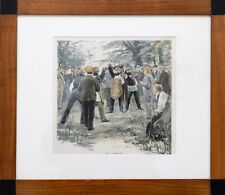 Mensur farbholzschnitt 1895 gebraucht kaufen  Leipzig