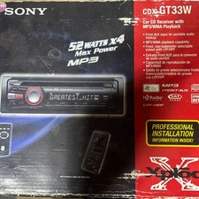 Receptor de CD de carro Sony CDX-GT33W Xplod com reprodução de MP3/WMA comprar usado  Enviando para Brazil