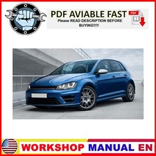 Volkswagen Golf MK7 2012 2016 oficina manual de serviço de reparo EN comprar usado  Enviando para Brazil