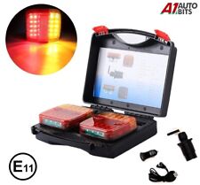 Usado, Lanternas traseiras de LED sem fio com bateria USB reboque magnético reboque reboque comprar usado  Enviando para Brazil