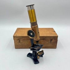Antique brass microscope for sale  Hermann