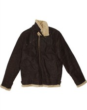 Jaqueta Sherpa Masculina CLOCK HOUSE Reino Unido 36 Marrom Pequena BR17 comprar usado  Enviando para Brazil