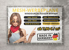 Mesh werbebanner werbeplane gebraucht kaufen  Speyer