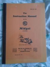 Midget series instruction for sale  KINGS LANGLEY