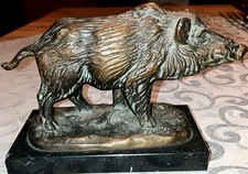 Bronzefigur wildschwein keiler gebraucht kaufen  Solms
