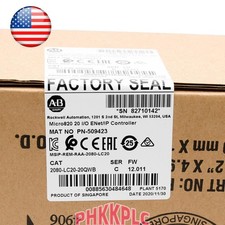 Controlador Ethernet I/P original Allen-Bradley Micro820 PLC 2080-LC20-20QWB, usado comprar usado  Enviando para Brazil