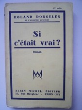 Livre dorgelès vrai d'occasion  France