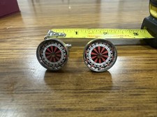 Roulette wheel cufflinks for sale  BOURNE