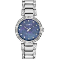 Citizen EM0840-59N Store Display 9,7 de 10 Silhueta Feminina Azul Cristal, usado comprar usado  Enviando para Brazil