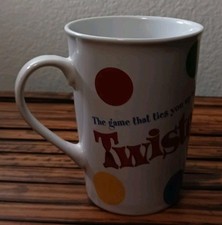 Caneca de café de cerâmica vintage Twister Game xícara de porcelana  comprar usado  Enviando para Brazil