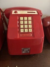 TELEFONE ANTIGO RETRÔ VERMELHO AUSLINK TELEFONE PÚBLICO OPERADO POR MOEDA NA AUSTRÁLIA comprar usado  Enviando para Brazil