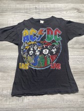 Usado, Camiseta Acdc 1970s gráfica dupla face rock Live Highway To Hell gráfica tamanho G comprar usado  Enviando para Brazil