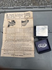 Afiador de lâmina de barbear vintage QUAD P Stropper ponta dupla comprar usado  Enviando para Brazil