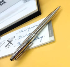 Caneta esferográfica Montblanc Star Walker premium {tinta preta } corpo prata, usado comprar usado  Enviando para Brazil