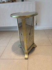 Vintage mirrored pedestal for sale  RUGELEY