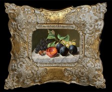 Pintura a óleo original emoldurada sobre tela fruta assinada pelo artista comprar usado  Enviando para Brazil