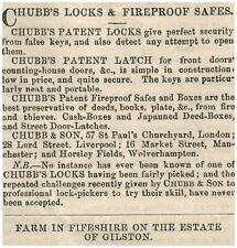 1851 chubb lock for sale  Mogadore