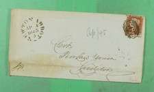 DR WHO 1845 GB IMPERF F/L NEWTON ABBOT FANCY CANCEL 567 m25765 comprar usado  Enviando para Brazil