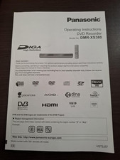 Panasonic owner manual for sale  NORWICH