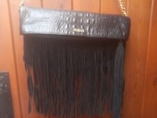 Biba black croc for sale  OSWESTRY