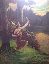 Indian maiden print for sale  Yelm