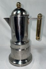 Vev Vigano Kontessa 24kt Oro Cafetera Italiana Moka Café Espresso De Colección segunda mano  Embacar hacia Mexico