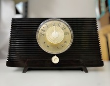 Usado, 1958 Philco F809-124 Atomic AM tubo rádio plástico mármore padrão excelente comprar usado  Enviando para Brazil