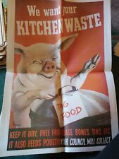 Ww2 propaganda poster for sale  LEICESTER