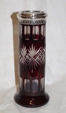 Vaso cristallo rosso usato  Cuneo