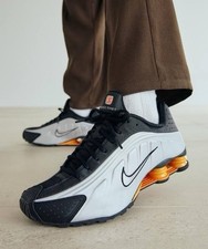 Tênis Nike Shox R4 OG Prata/Laranja Masculino Tamanho EUA 10 Casual Raro Novo✅ comprar usado  Enviando para Brazil