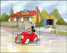 Tanzania 1990 disney usato  Italia