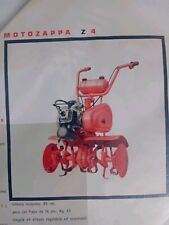 Cab motozappa brochure usato  Brescia