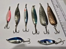 Eight fishing spoon for sale  WARRINGTON