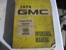 Gmc 1974 service for sale  New Stanton