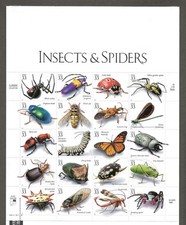 EE. UU. 1999, Scott #3351, Insectos y Arañas 33c Hoja de 20, en Paquete, [669 segunda mano  Embacar hacia Mexico