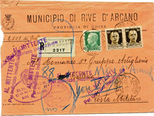 Usado, b. racc.ta da RIVE D' ARCANO  1940 aff.ta  POSTA MILITARE - AL MITTENTE (A1207) comprar usado  Enviando para Brazil