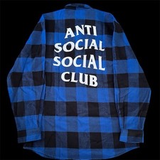 Usado, Clube social anti-social flanela azul tamanho M comprar usado  Enviando para Brazil
