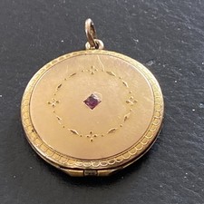 Antikes rundes goldfarbenes gebraucht kaufen  Herbertingen