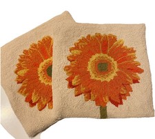 Floral hooked pillow for sale  Barrington