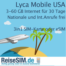 Lyca mobile usa gebraucht kaufen  Kevelaer
