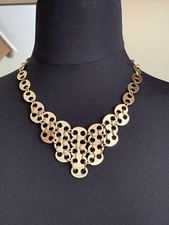 Interessante Colar Vintage Designer Francês PACO RABANNE - Estilo Corrente Dourada comprar usado  Enviando para Brazil