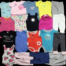 Lote de Roupas Macacão Calças Camisas Carter's para Bebê Menina 6 Meses 6-9 Meses comprar usado  Enviando para Brazil