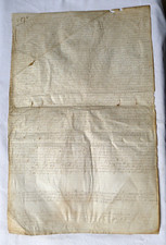 Antico manoscritto pergamena usato  Cremona