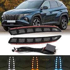 Usado, LED DRL de 3 cores para Hyundai Tucson NX4 2022 2023 luz de circulação diurna com curva comprar usado  Enviando para Brazil