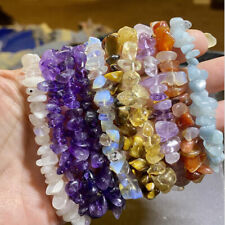 Pulseira elástica de contas de pedra preciosa natural reiki chakra joias da moda, usado comprar usado  Enviando para Brazil