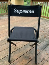Cadeira dobrável Supreme X Coleman SS15 - Preta colecionadora rara acampamento arrepiante comprar usado  Enviando para Brazil
