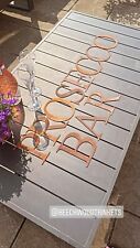 Rusty metal letters for sale  BEAWORTHY