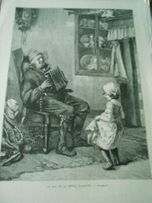 Engraving 1877 bal d'occasion  Expédié en Belgium