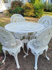 Vintage metal white for sale  NEW MILTON