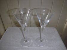 Pair martini glasses for sale  TURRIFF